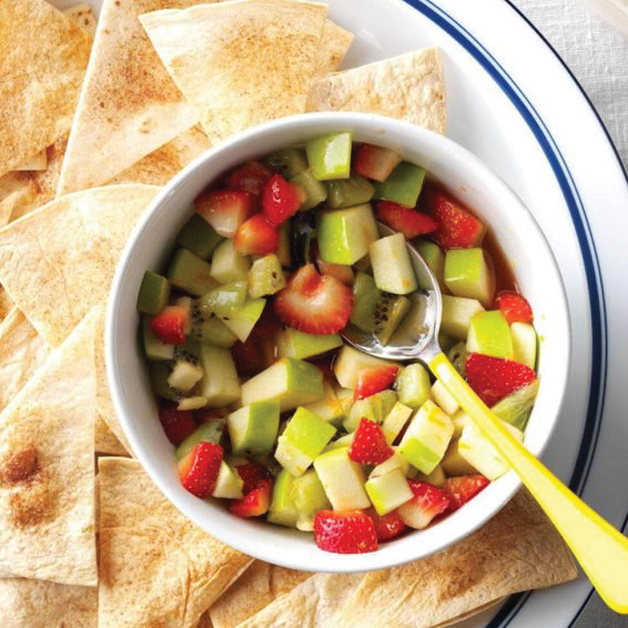 Antoine’s Apple Salsa and Cinnamon Chips