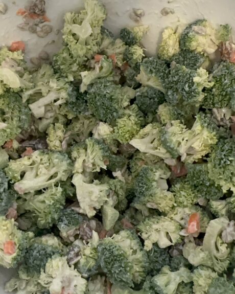 Broccoli Crunch Salad (about 4 servings)