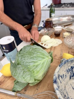 Roasted Cabbage & Onions